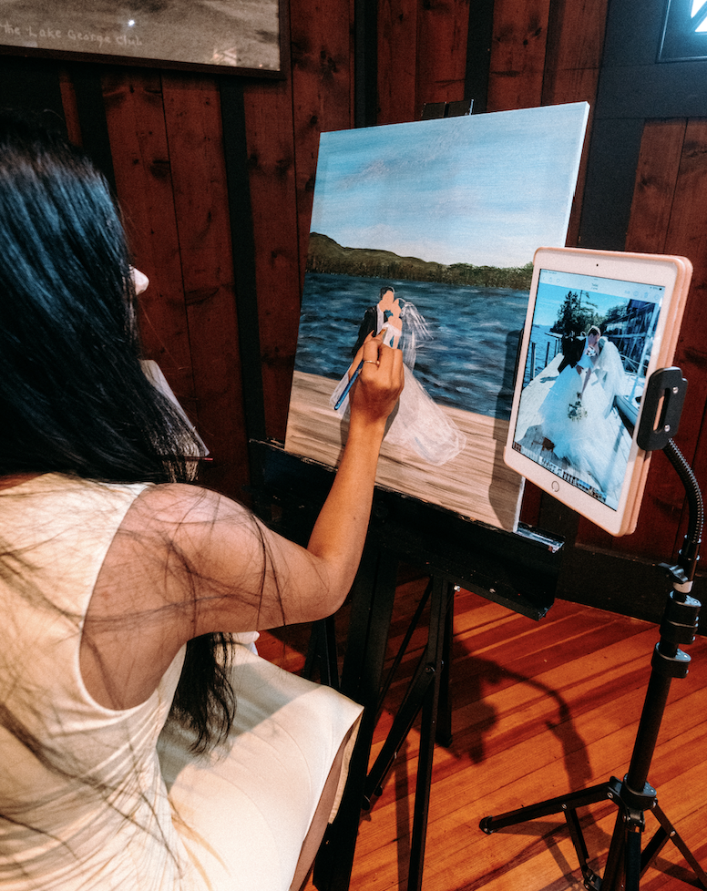 Live Painting of your wedding ceremony or reception